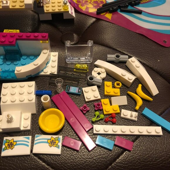 LEGO Friends 41317 Sunshine Catamaran People Dolphins Incomplete READ - Picture 9 of 11